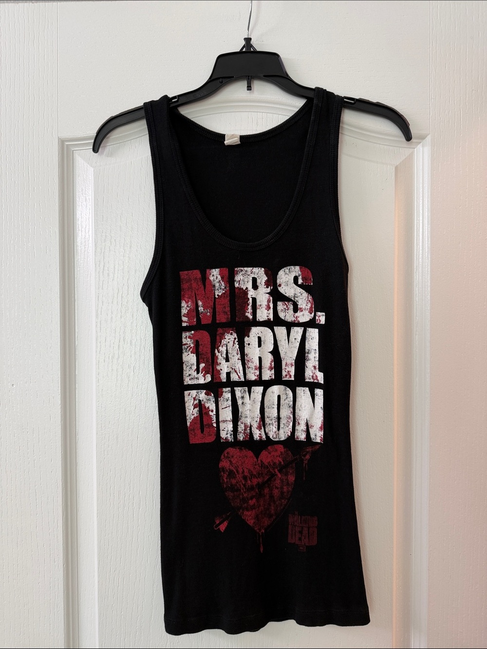 Mrs. Daryl Dixon Black Graphic Tank
